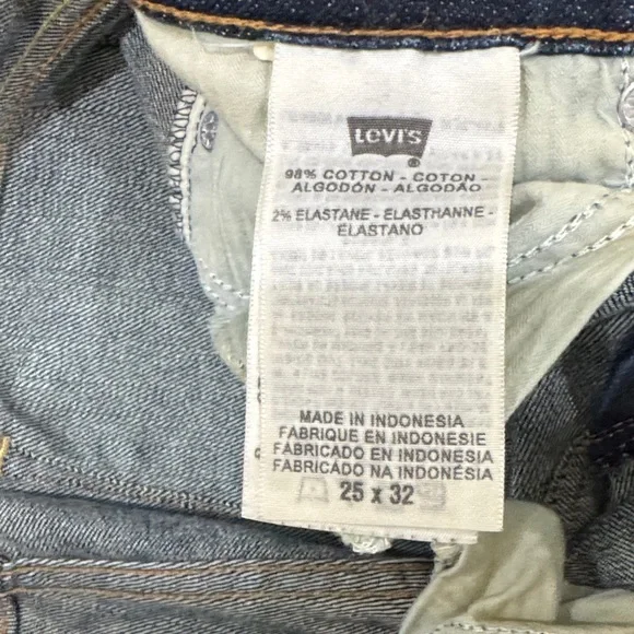 Classic Blue Denim Jeans, skinny bootcut - Picture 3 of 5